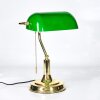 Havsta Bureaulamp, Tafellamp Goud, 1-licht