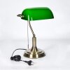 Havsta Bureaulamp, Tafellamp Oud messing, 1-licht