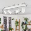 Gesteira Plafondlamp, Hanglamp, Staande lamp LED Hout donker, 1-licht