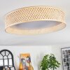 Barroco Plafondlamp LED Natuurlijke kleuren, Wit, 1-licht, Afstandsbediening