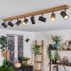 Gesteira Plafondlamp, Plafondspot houtlook, 8-lichts