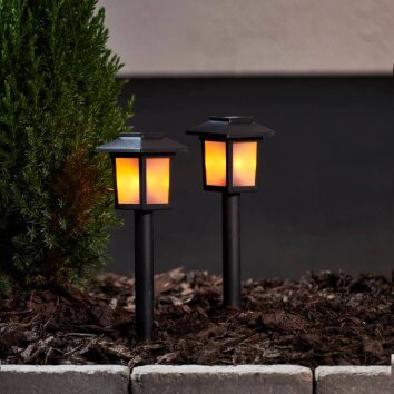 Eglo Z_SOLAR Padverlichting Set x 2 LED Zwart, 2-lichts