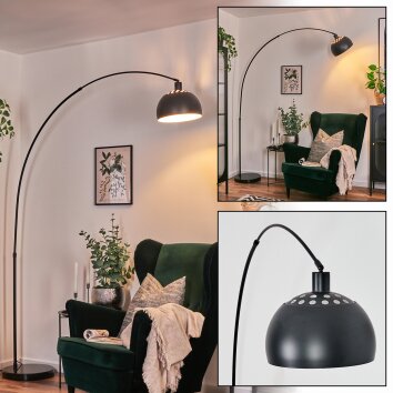 Baloca Staande lamp Zwart, 1-licht