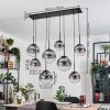 Gastor Hanglamp, Kogellampje, Hanglamp Duidelijk, Rookkleurig, 8-lichts