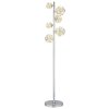 Globo Virina Staande lamp LED Chroom, 1-licht