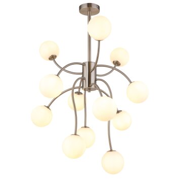 Globo Riha Plafondlamp Wit, 12-lichts