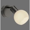 Lichten Direct LOKI Wand- en plafondlamp LED Zwart, 1-licht