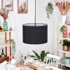 Bassagoda Hanglamp, Hanglamp Zwart, Wit, 1-licht