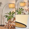 Chellas Staande lamp Chroom, Zwart, 1-licht