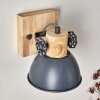 Orny Muurlamp Hout licht, 1-licht