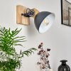 Orny Muurlamp Hout licht, 1-licht