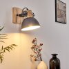 Orny Muurlamp Hout licht, 1-licht