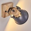 Orny Muurlamp Hout licht, 1-licht