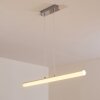 Flaut Hanglamp LED Chroom, 1-licht, Afstandsbediening, Kleurwisselaar