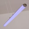 Flaut Hanglamp LED Chroom, 1-licht, Afstandsbediening, Kleurwisselaar