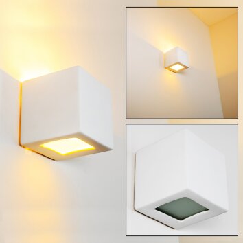 Noto Muurlamp Wit, 1-licht