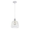 Trio SANNA Hanglamp Chroom, Wit, 1-licht