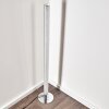 Flaut Staande lamp LED Chroom, 1-licht, Afstandsbediening, Kleurwisselaar