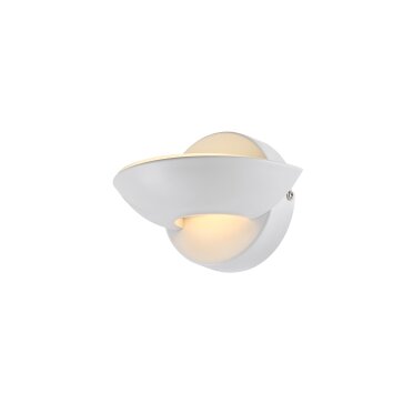 Globo Sammy Muurlamp LED Wit, 2-lichts