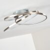 Chute Plafondlamp LED Nikkel mat, 1-licht