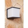 Lutec CUBE Buiten muurverlichting Antraciet, 1-licht