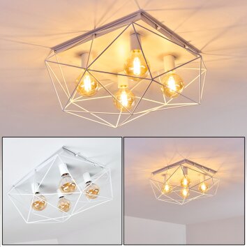 Babol Plafondlamp Wit, 4-lichts