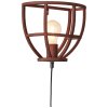 Brilliant Matrix Wandlamp Roest, 1-licht