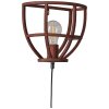 Brilliant Matrix Wandlamp Roest, 1-licht