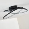 Chute Plafondlamp LED Zwart, 1-licht