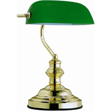 Globo ANTIQUE Tafellamp Groen, 1-licht