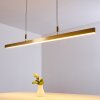 Airolo Hanglamp LED Messing, 3-lichts