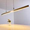 Airolo Hanglamp LED Messing, 3-lichts