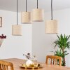 Shiburg Hanglamp Hout licht, 4-lichts