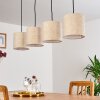 Shiburg Hanglamp Hout licht, 4-lichts