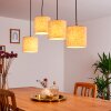 Shiburg Hanglamp Hout licht, 4-lichts