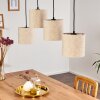 Shiburg Hanglamp Hout licht, 4-lichts