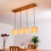 Shiburg Hanglamp Hout licht, 4-lichts