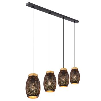 Globo NARRI Hanger Goud, 4-lichts