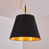 Saillon Hanglamp Zwart, 1-licht