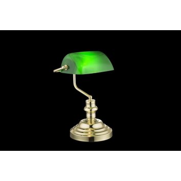 Globo ANTIQUE Tafellamp Groen, 1-licht