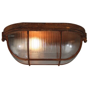 Brilliant BOBBI Plafondlamp Roest, 1-licht