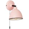 Brilliant Telio Wandlamp Roze, 1-licht