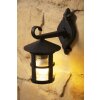 Brilliant Jordy Buiten muurverlichting Bruin, Roest, Zwart, Transparant, Helder, 1-licht