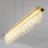 Slidre Hanglamp LED Chroom, 1-licht, Afstandsbediening