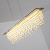 Slidre Hanglamp LED Chroom, 1-licht, Afstandsbediening