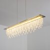 Slidre Hanglamp LED Chroom, 1-licht, Afstandsbediening