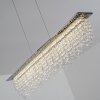 Slidre Hanglamp LED Chroom, 1-licht, Afstandsbediening