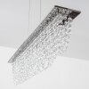 Slidre Hanglamp LED Chroom, 1-licht, Afstandsbediening