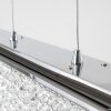 Slidre Hanglamp LED Chroom, 1-licht, Afstandsbediening