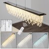 Slidre Hanglamp LED Chroom, 1-licht, Afstandsbediening